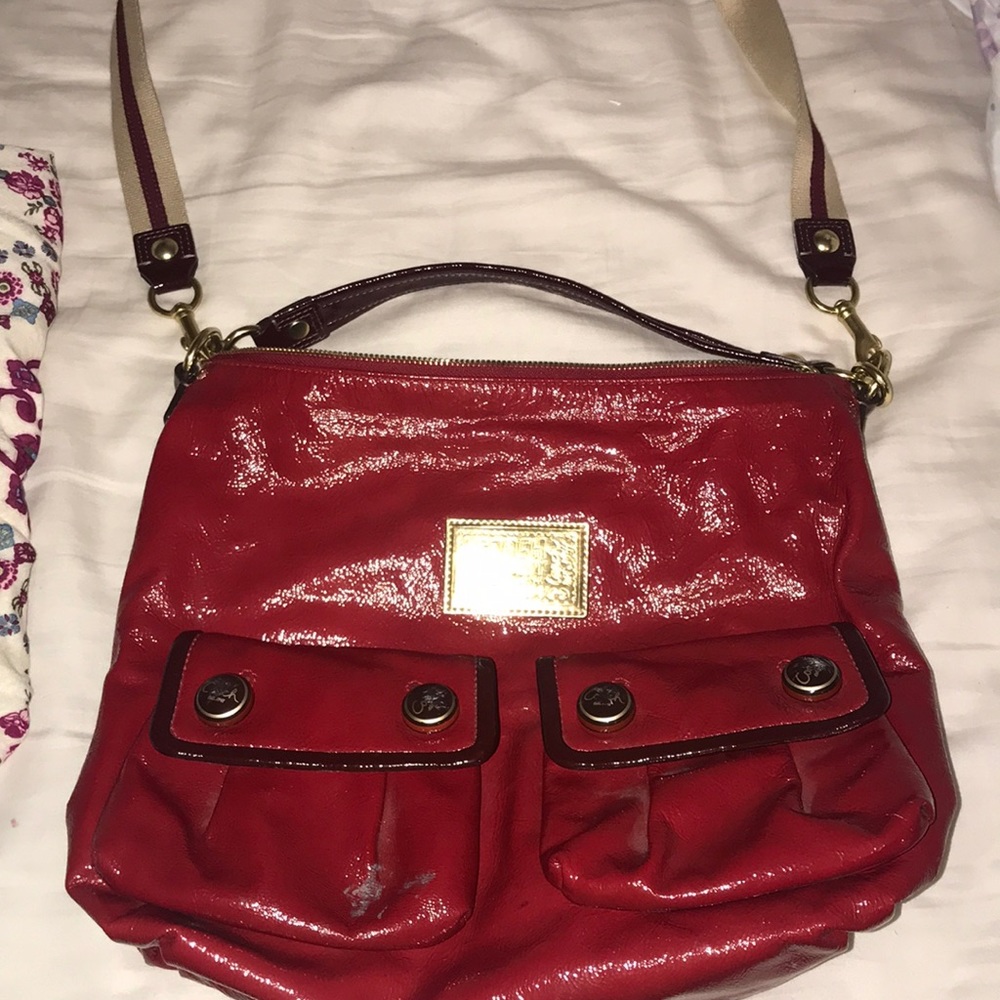 Red Coach Purse